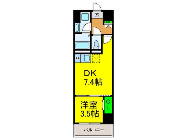 フウキレジデンス平野の物件間取画像